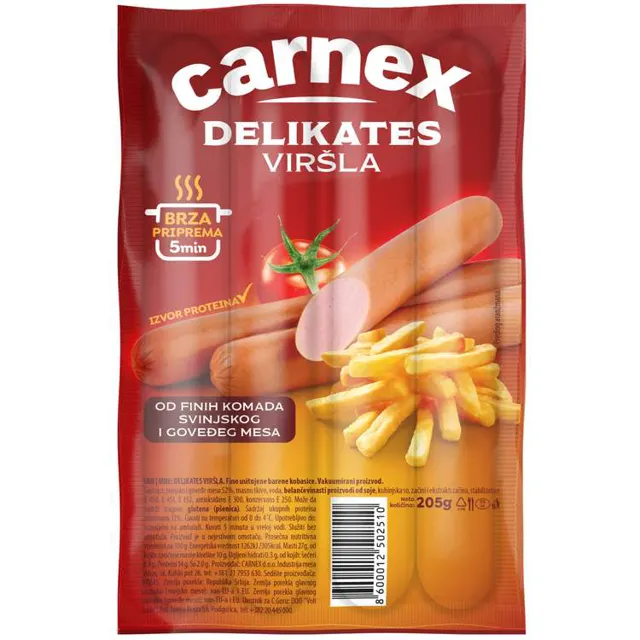 Delikates virsla Carnex 205g Carnex