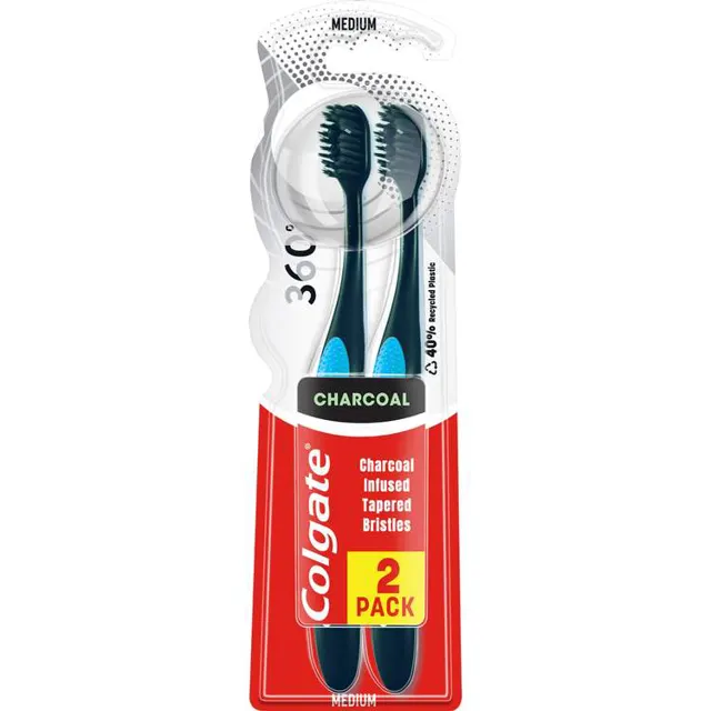 Cetkica za zube Colgate 360 black 2 pack Colgate