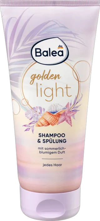 Balea šampon/balzam Golden light 200ml