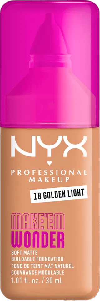 NYX MAKE'EM WONDER tečni puder 18
