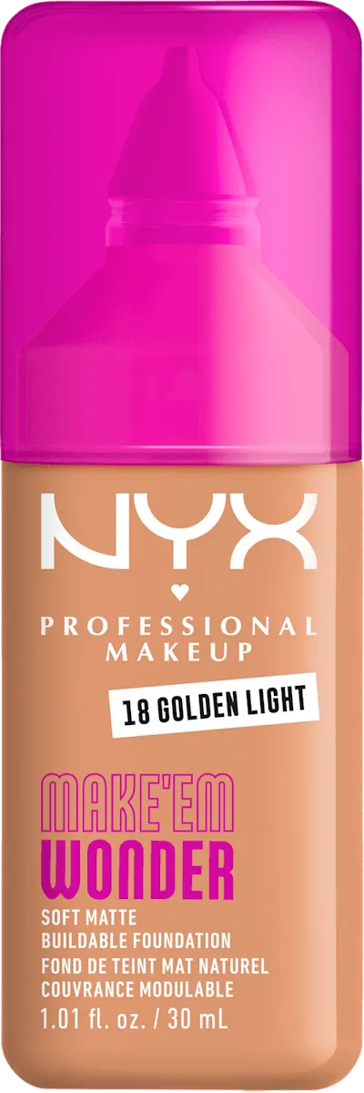NYX MAKE'EM WONDER tečni puder 18 NYX