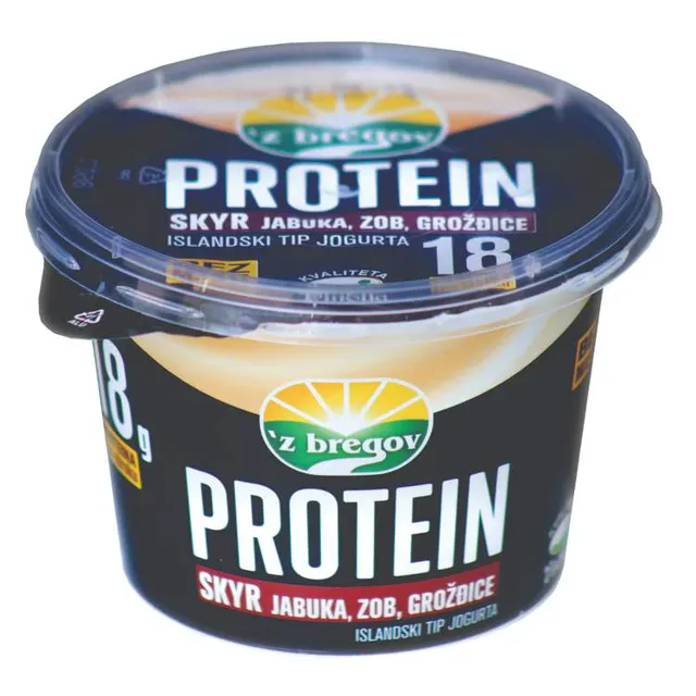 JOGURT PROTEIN SKYR JABUKA, ZOB, GROŽĐICE 200 GR Z BREGOV ZBREGOV