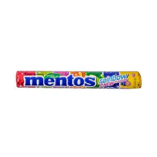 Bombona rainbow Mentos 37.5g