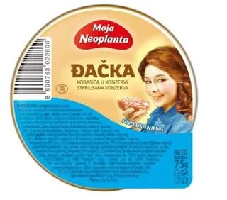 KOBASICA ĐAČKA U KONZERVI 75G NEOPL