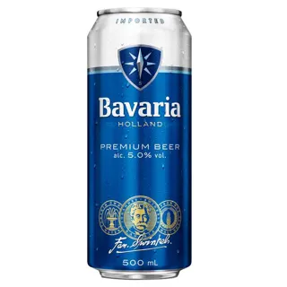 Pivo svetlo Bavaria limenka 0.5l