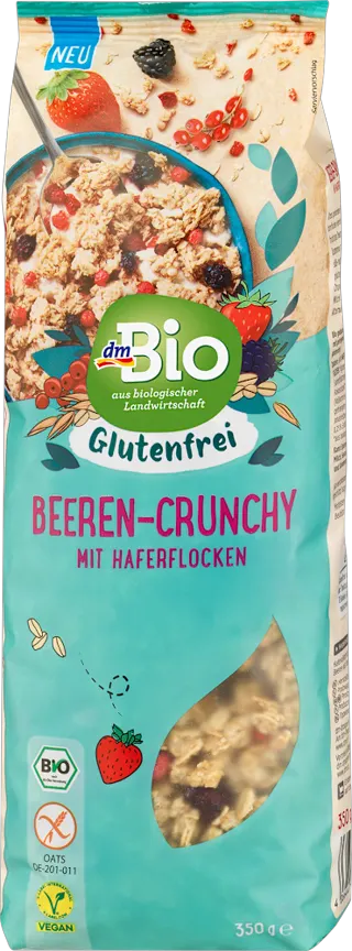dmBio Crunchy ov. musli/glutena/bo. 350g