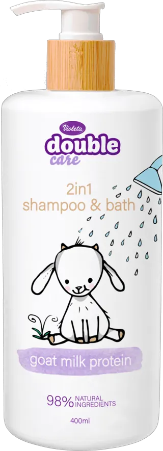 Violeta double care 2u1 šamp/kupka 400ml
