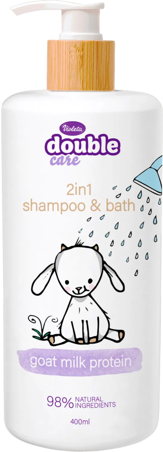 Violeta double care 2u1 šamp/kupka 400ml Violeta double care