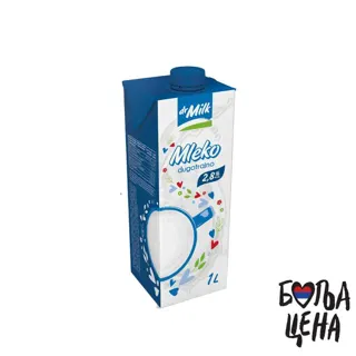 DR.MILK MLEKO DUGOTRAJNO 2.8%m 1L MLEKARA-UB