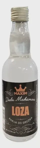 RAKIJA LOZA 0.1L MAXIM