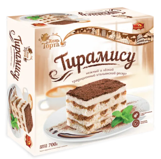 KOLAČ TRAJNI TIRAMISU CEREMUSKI 700G CEREMUSK