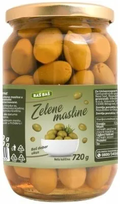 MASLINE ZELENE SK BAŠ BAŠ 720G