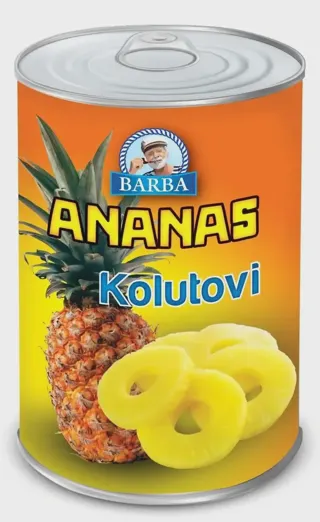 ANANAS KOLUTOVI BARBA 565gr(340) BEVETTI