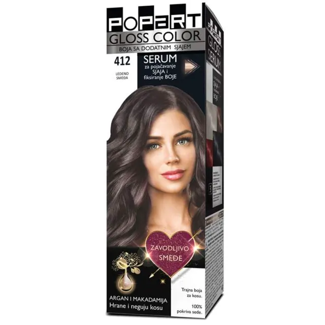BOJA GLOS COL 412 LEDENO SMEĐA POPA POPART