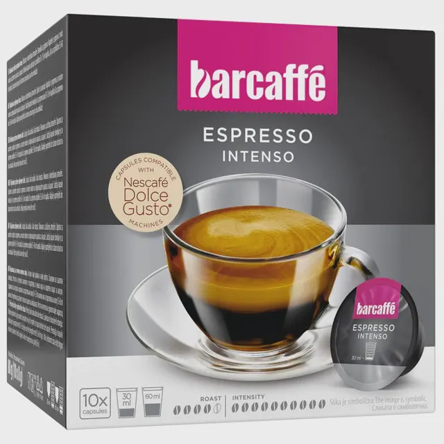 Kapsule DG Barcaffe Inteso 80g Barcaffe