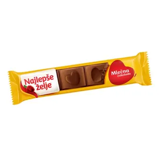 Cokolada mlecna Najlepse zelje 30g