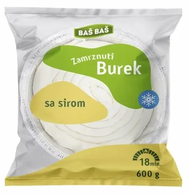 SMRZNUTI BUREK SA SIROM BAŠ BAŠ 600G BAS BAS