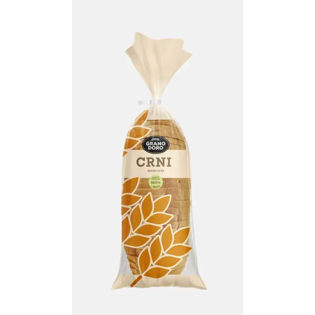 HLEB CRNI REZANI 500G GRANO DORO GRANO DORO