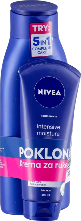Mleko za telo Nivea 400ml+krema 100ml
