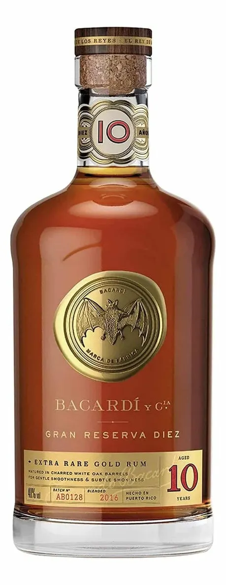 RUM BACARDI 10 YO 0.7L MOJE LANE