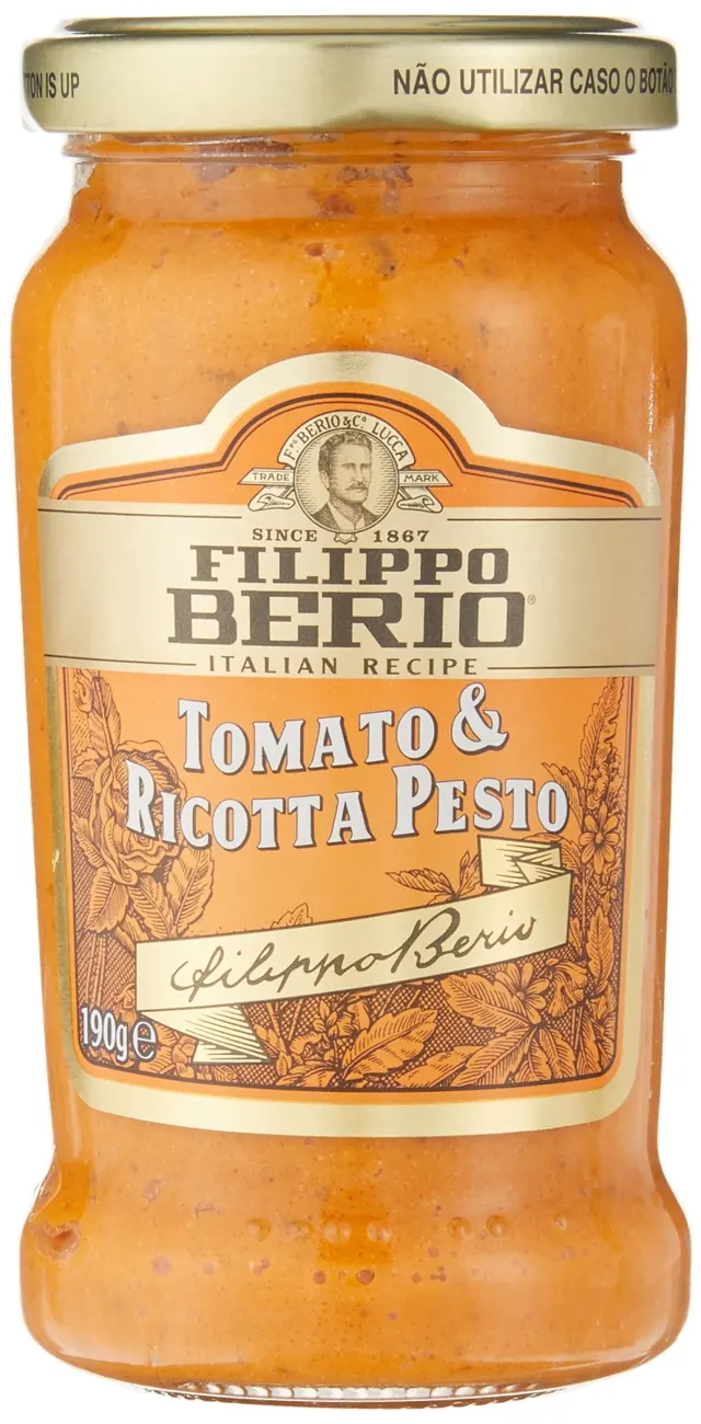 SOS PESTO RICOTA OD PARADAJZA SA RIKOTA SIROM 190GR FILIPPO BERIO FILIPPO BERIO