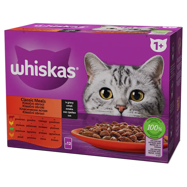 Kesice izbor mesa Whiskas 12x85g Whiskas