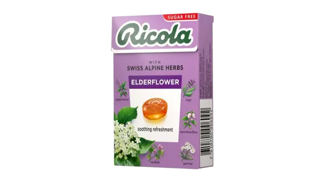 BOMBON BEZ ŠECERA RICOLA ZOVA 40G LINDT
