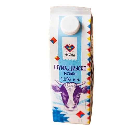 Sveže mleko domaće 4% MK8 1l S ljubavlju, domaće