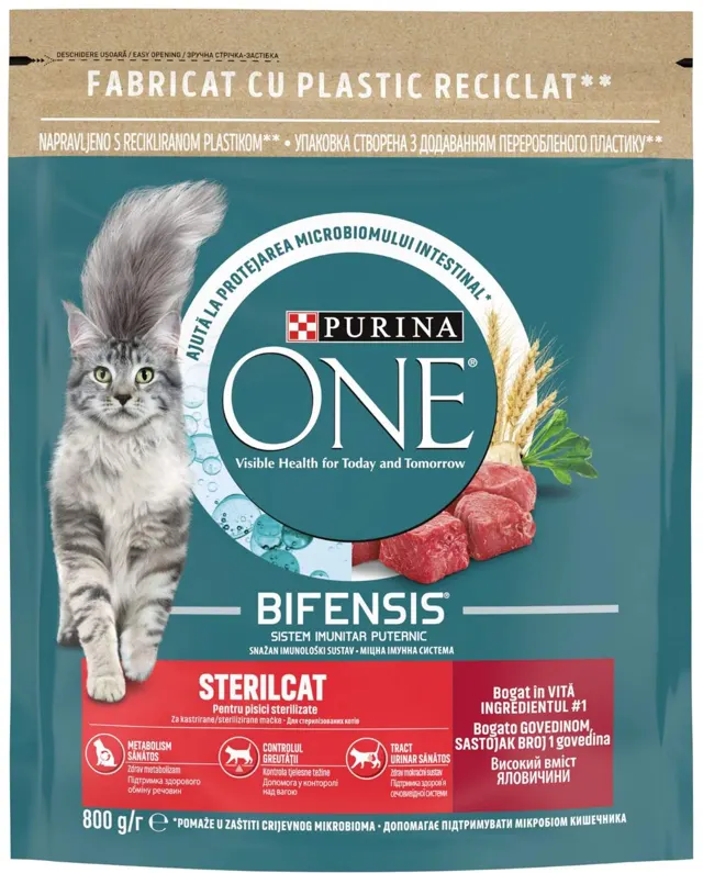 Hrana macke One sterilcat goved.gran750g ONE