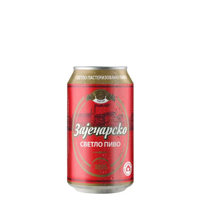 Pivo Zajecarsko 0.33 can 0,33 l Zajecarsko