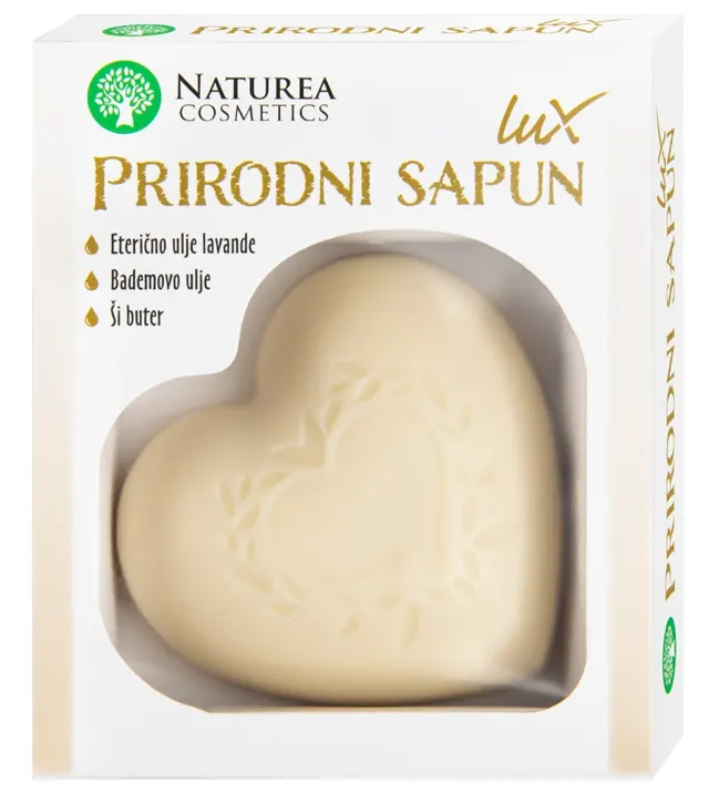 NATUREA lux sapun srce badem 105g NATUREA COSMETICS