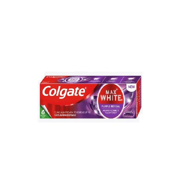 Pasta Colgate Max White Purple Rev.75ml Colgate
