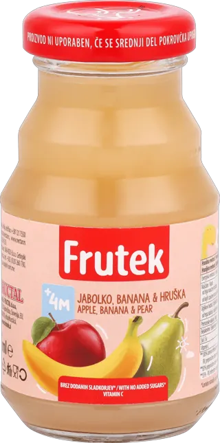 Sokic banana deciji Fructal 125ml 4m+