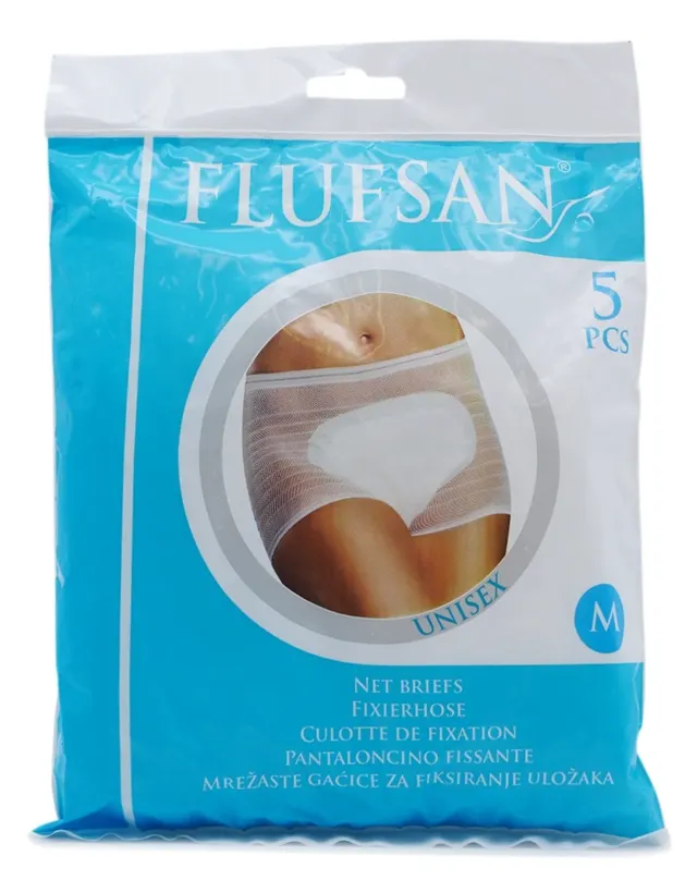 FLUFSAN hig.mrežaste gaćice M 5kom FLUFSAN