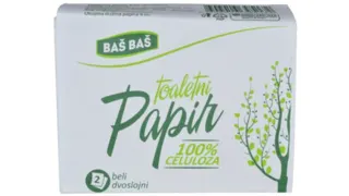 TOALETNI PAPIR 2SL 100% CELULOZA BAŠ BAŠ 1/1