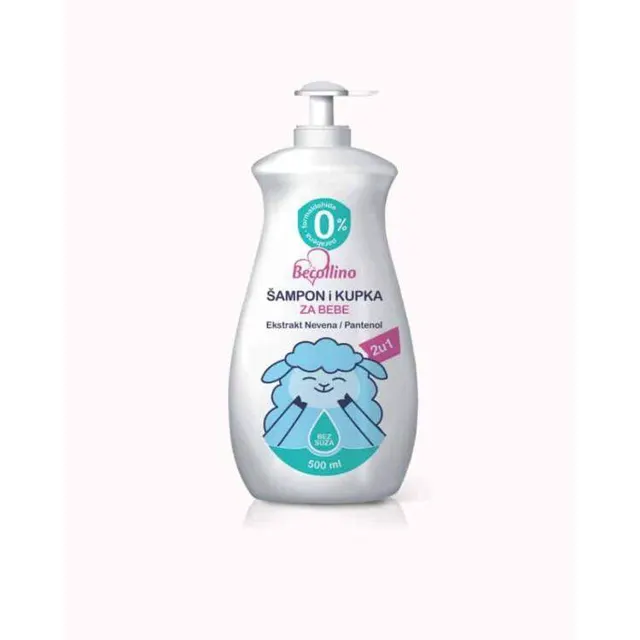 Samp.i kupka za bebe 2u1 Becollino 500ml Becollino