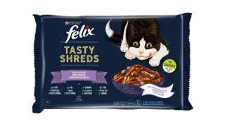Mix ukusni komadi za macke Felix 4x80g