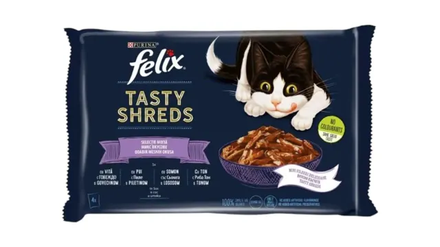 Mix ukusni komadi za macke Felix 4x80g Felix