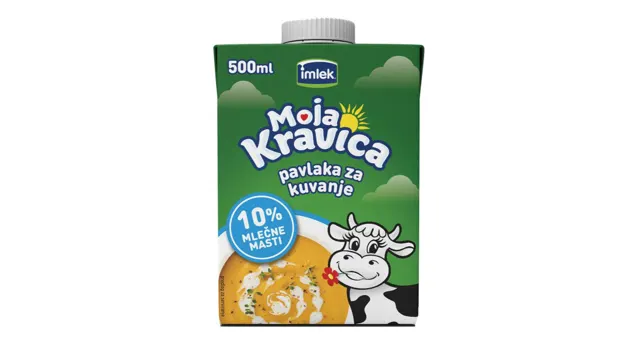 PAVLAKA ZA KUVANJE ZA KUVANJE 10%MM 500MML IMLEK 500 ml Moja Kravica