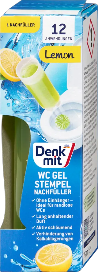 Denkmit WC gel pečat Lemon dop. 1kom