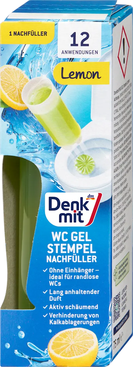 Denkmit WC gel pečat Lemon dop. 1kom Denkmit