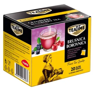 Tea Time-Caj brusnica borovnica 40g #10 Yumis