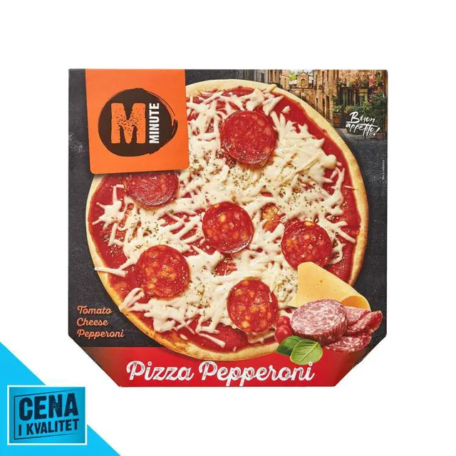 PIZZA PEPPERONI 400G ZAMRZ MINUTE MINUTE