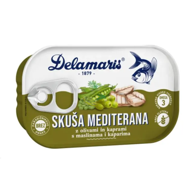 Skusa povrce-Mediterana 125g Delamaris