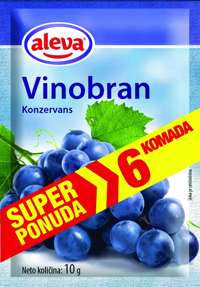 VINOBRAN SUPER PONUDA ALEVA 6X10G ALEVA