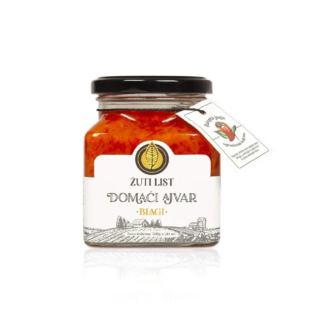 DOMAĆI AJVAR BLAGI 550G ŽUTI LIST ŽUTI LIST