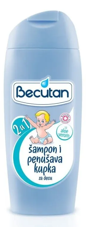 Becutan 2u1 šamp/penuš. kupka 350ml