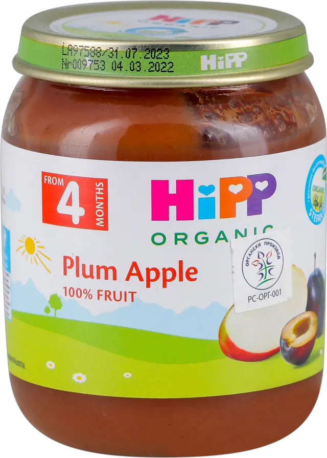 Sljiva i jabuka Hipp 125g Hipp