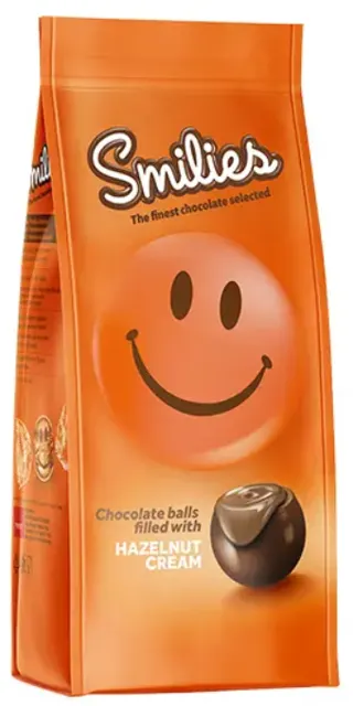 Bombonjera lesniknik krem Smilies138g