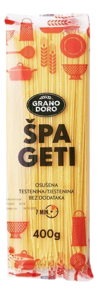 TESTENINA ŠPAGETE 400G GRANO DORO GRANO DORO